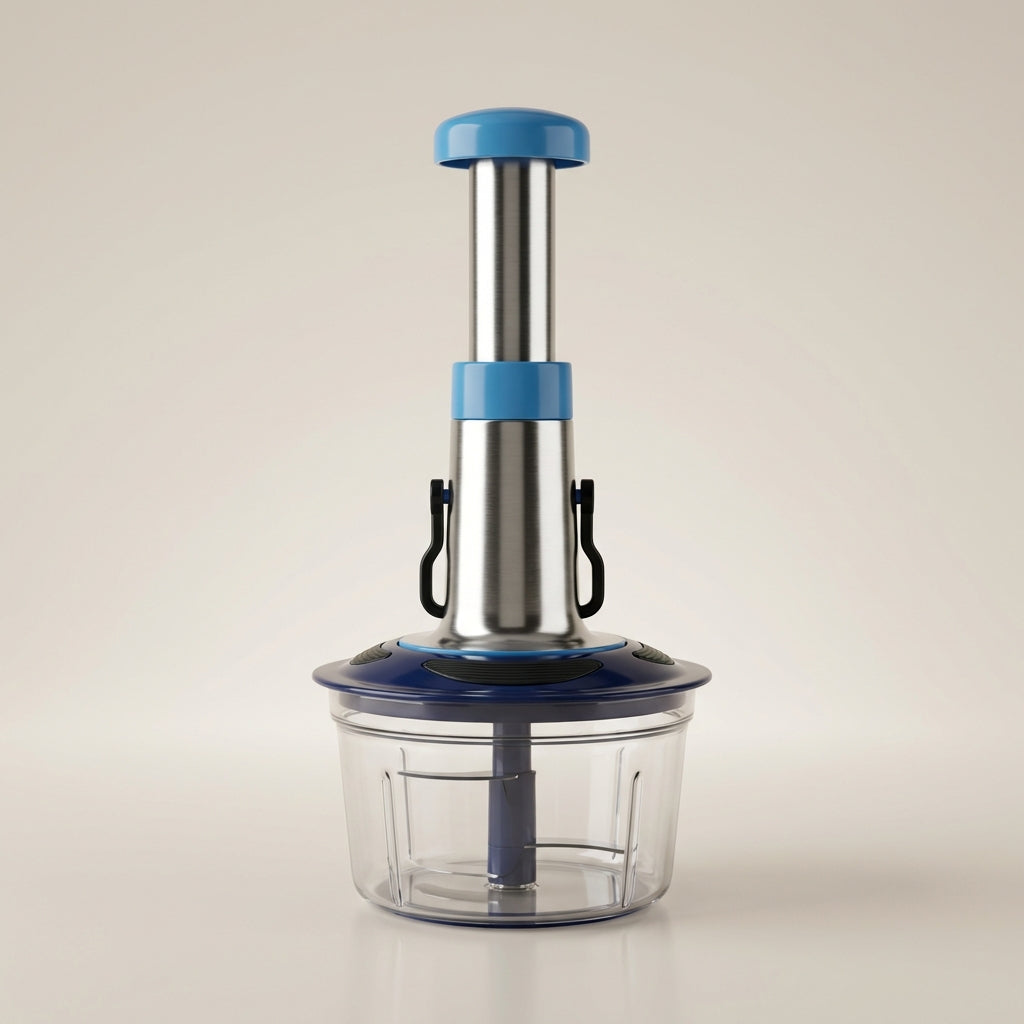 Chop vegetables in seconds—by hand